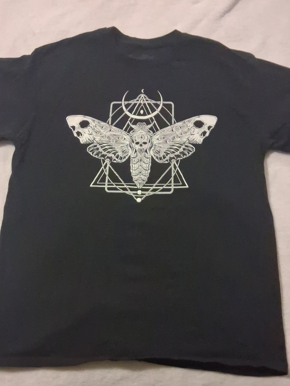 Death Moth Black Short-Sleeve Tee